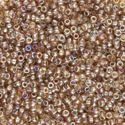 Seed beads Miyuki 15/0 55019 - Crystal Brown Rainbow x8g|raw }}