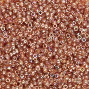 Seed beads Miyuki 15/0 55022 - Crystal Orange Rainbow x8g