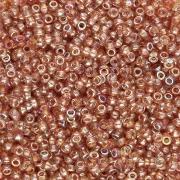 Seed beads Miyuki 15/0 55022 - Crystal Orange Rainbow x8g