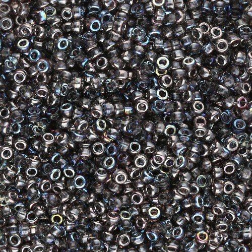 Seed beads Miyuki 15/0 55024 - Crystal Graphite Rainbow x8g