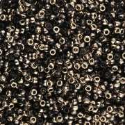Seed beads Miyuki 15/0 55032 - Black Amber x8g