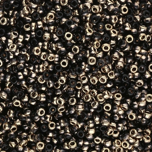 Seed beads Miyuki 15/0 55032 - Black Amber x8g