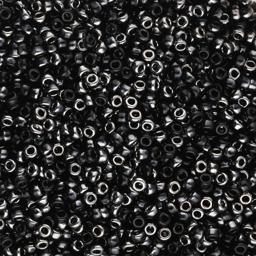 Seed beads Miyuki 15/0 55037 - Black Chrome x8g