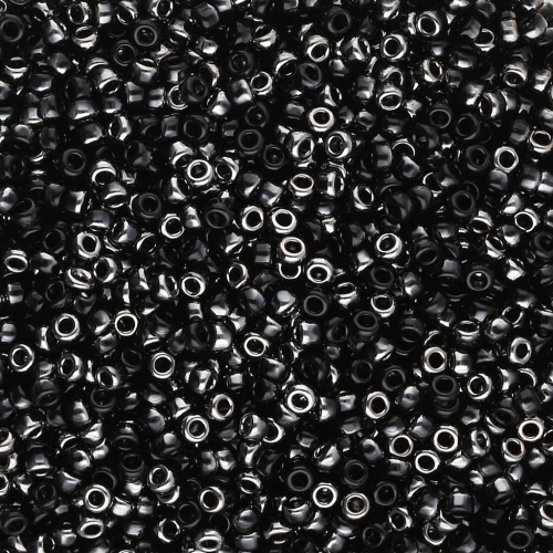 Seed beads Miyuki 15/0 55037 - Black Chrome x8g