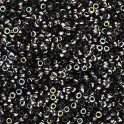Seed beads Miyuki 15/0 55038 - Black Vitrail x8g