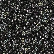 Seed beads Miyuki 15/0 55038 - Black Vitrail x8g