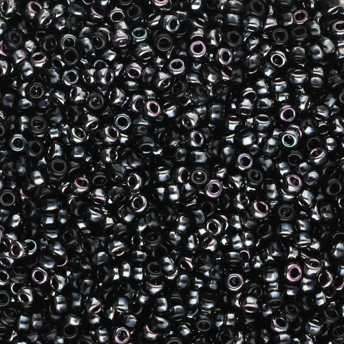 Seed beads Miyuki 15/0 55039 - Black Apricot Medium x8g