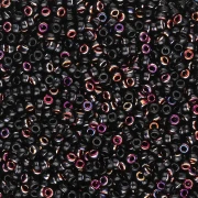 Seed beads Miyuki 15/0 55040 - Black Sliperit x8g