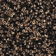 Seed beads Miyuki 15/0 55044 - Black Amber Mat x8g