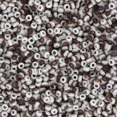 Rocaille Miyuki 15/0 55062 - Opaque White Azuro Mat x8g