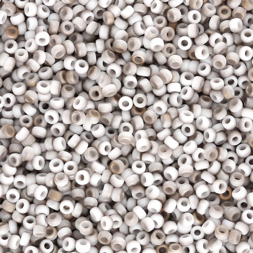Rocaille Miyuki 15/0 55064 - Opaque White Valentinite Mat x8g