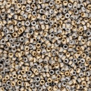 Rocaille Miyuki 15/0 55065 - Opaque White Amber Mat x8g