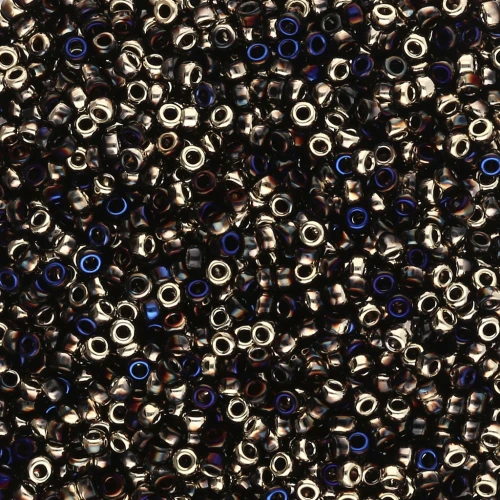 Rocaille Miyuki 15/0 55072 - Black California Blue x8g