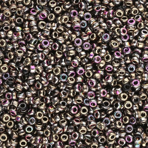 Rocaille Miyuki 15/0 55073 - Black California Green x8g