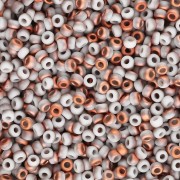 Miyuki 11/0 Seed Beads 55066 - Opaque White Sunset Mat x8g|raw }}