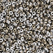 Miyuki 11/0 Seed Beads 55124 - Opaque White Amber x8g