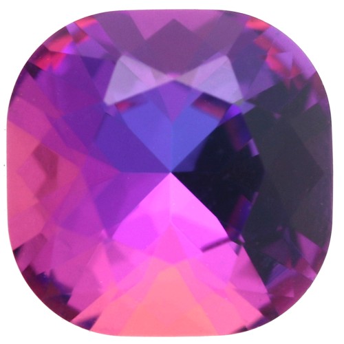 Aurora A4470 10 mm Square Cabochon - Crystal Violet Blue x1