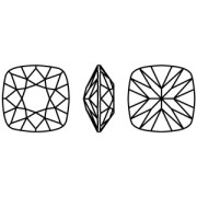 Aurora A4470 10 mm Square Cabochon - Crystal Sunshine Delite x1