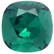 Emerald - Aurora A4470 10 mm Square Cabochon - Emerald x1 Aurora A4470 10 mm Square Cabochon - Emerald x1