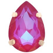 Crystal - Aurora A4320 Setting Crystal, 14x10 mm - Gold - Crystal Royal Red Delite x1 Aurora A4320 Setting Crystal, 14x10 mm - Gold - Crystal Royal Red Delite x1