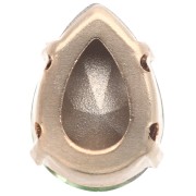 Aurora A4320 Setting Crystal, 14x10 mm - Gold-Plated - Chrysolite x1
