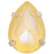 Aurora A4320 Setting Crystal, 14x10 mm - Gold - Crystal Sunshine Delite x1