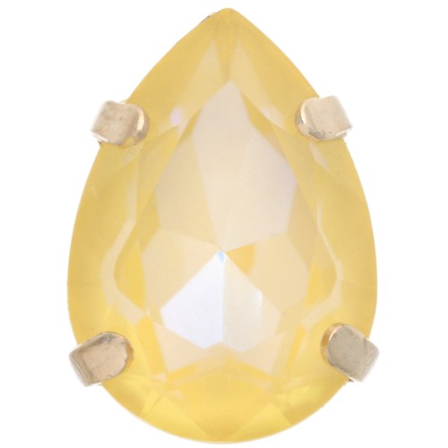 Aurora A4320 Setting Crystal, 14x10 mm - Gold - Crystal Sunshine Delite x1
