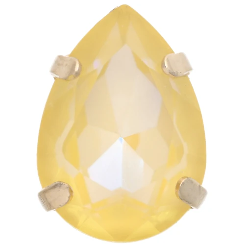 Aurora A4320 Setting Crystal, 14x10 mm - Gold - Crystal Sunshine Delite x1