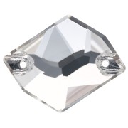 Geometric - Cabochon - Aurora A3265 Spacer, 17x13 mm - Crystal x1 Cabochon - Aurora A3265 Spacer, 17x13 mm - Crystal x1