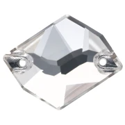 Cabochon - Aurora A3265 Spacer, 17x13 mm - Crystal x1
