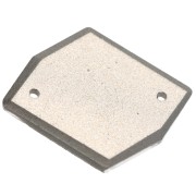 Cabochon - Aurora A3265 Spacer, 17x13 mm - Crystal x1
