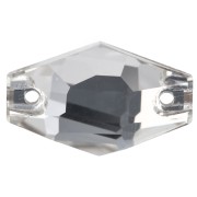 Cabochon - Aurora A3261 Spacer, 18x11 mm - Crystal x1