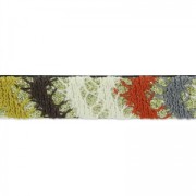 Ethnic lace spagnled 12 mm Brown/Orange x1m|raw }}