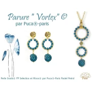 Glass snail beads 13 mm - Pastel Emerald x6