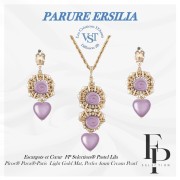 Glass snail beads 13 mm - Pastel Lila x6