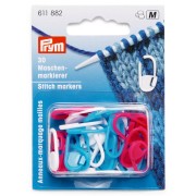 Set of 30 plastic mesh marker rings 22x10 mm with closure|raw }}