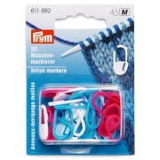 Set of 30 plastic mesh marker rings 22x10 mm with closure