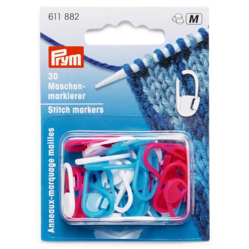 Set of 30 plastic mesh marker rings 22x10 mm with closure