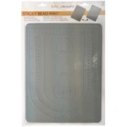 Double-sided adhesive beading mat 31x22.5 cm - Beadsmith - Grey x1