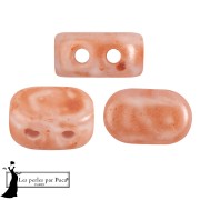 Lipsi® glass beads by Puca® 4x6 mm - Mishmash Peach x10g