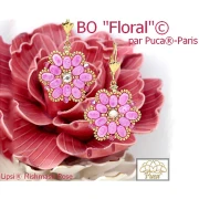 Lipsi® glass beads by Puca® 4x6 mm - Mishmash Peach x10g