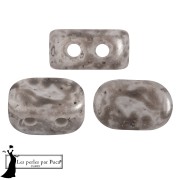 Lipsi® glass beads by Puca® 4x6 mm - Mishmash Taupe x10g