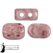 Opaque White - Glass beads Lipsi® by Puca® 4x6 mm - Mishmash Topaz x10g Glass beads Lipsi® by Puca® 4x6 mm - Mishmash Topaz x10g