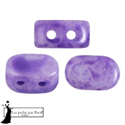 Lipsi® glass beads by Puca® 4x6 mm - Mishmash Violet x10g
