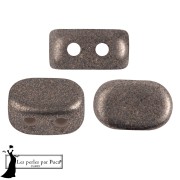Lipsi® glass beads by Puca® 4x6 mm - Bronze Grey x10g