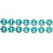Caribbean Green - PureCrystal Crystal Mesh 40001, 2 rows, 5.3 mm - Reinvented Caribbean Green, 5 cm PureCrystal Crystal Mesh 40001, 2 rows, 5.3 mm - Reinvented Caribbean Green, 5 cm