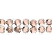 PureCrystal Crystal Mesh 40001, 2 rows, 5.3 mm - Crystal Bronze, 5 cm