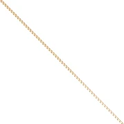 0.8 mm Venetian Link Chain - 3-micron Gold-Plated x 20 cm