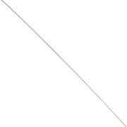 0.9 mm Square Serpentine Chain - 925 Sterling Silver x 50 cm