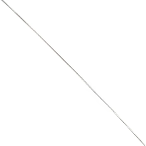 0.9 mm Square Serpentine Chain - 925 Sterling Silver x 50 cm